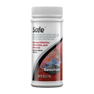 آماده ساز آب آکواریوم سیچم مدل safe 50gr حجم 50 میلی لیتر