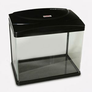 آکواریوم آبزیان ma24 با سیستم روشنایی led و فیلتراسیون سقفی مجهز به بوگیر و ذغال اکتیو حجم 29 لیتر پلکسی گلاس ضدخش با ضخامت 4 میلی‌متر و قابلیت تبدیل به آکواریوم گیاهی