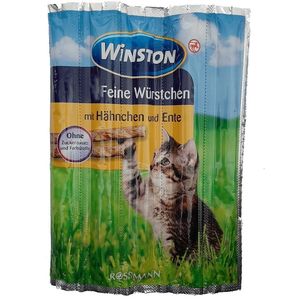 اسنک تشویقی گربه وینستون مدل hahnchen & ente کد 801 مجموعه 4عددی