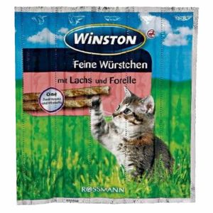 اسنک تشویقی گربه وینستون مدل lachs & forelle کد 106 بسته 4 عددی