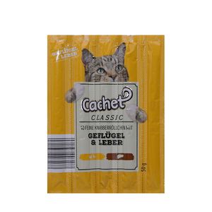 اسنک تشویقی گربه کچت مدل geflugel and leber بسته 5 عددی
