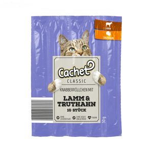اسنک تشویقی گربه کچت مدلnew truthahn and lamm وزن 50 گرم