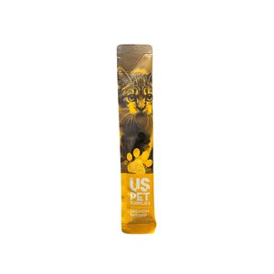 بستنی بچه گربه یو اس پت مدل cream kitten treats با طعم ماهی سالمون  و میگو وزن 17 گرم