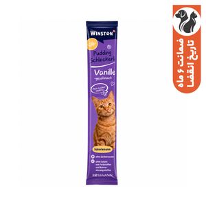 بستنی گربه وینستون مدل vanille وزن 15 گرم