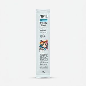 بستنی گربه پرسا مدل creamy پنیر وزن 20 گرم