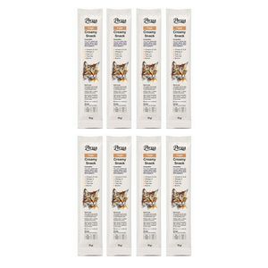 بستنی گربه پرسا مدل طعم ماهی وزن 20 گرم مجموعه 8 عددی