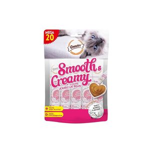 بستنی گربه گناولرز مدل smooth creamy طعم ماهی بونیتو بسته 20 عددی