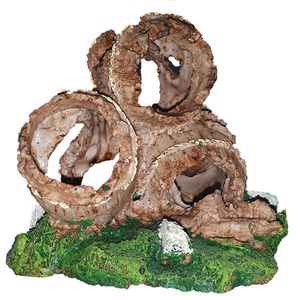 بشکه تزیینی آکواریوم کد 003