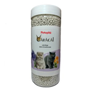 بوگیر و خوشبو کننده خاک گربه پتوپیا مدل کاراکال رایحه لوندر وزن ۷۰۰ گرم