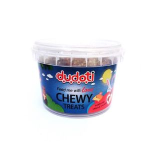 تشویقی جوندگان دودوتی مدل rodent chewy treat با طعم سیب و هویج وزن 100 گرم