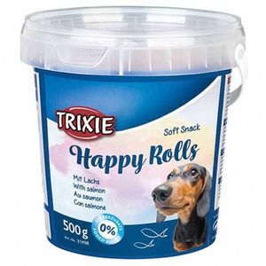 تشویقی سطلی سگ تریکسی مدل happy rolls وزن 500 گرم