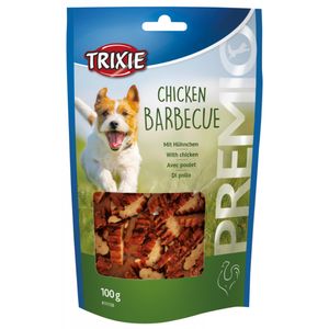 تشویقی سک تریکسی مرغ مدل chicken barbecue وزن 100گرم