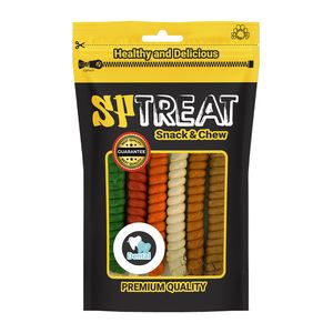 تشویقی سگ اس پی مدل mix chicken stick wrap d167 وزن 150 گرم بسته 6 عددی