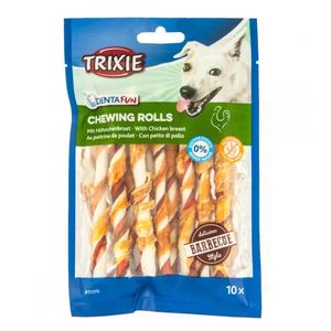 تشویقی سگ تریکسی مدل chewing rolls وزن 80 گرم