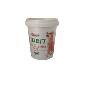 تشویقی سگ تیدبیت مدل chicken&rice bits وزن 150گرم