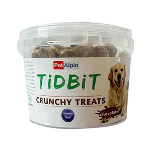 تشویقی سگ تیدبیت مدل crunchy treats وزن 160 گرم