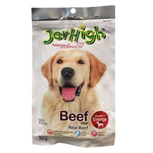 تشویقی سگ جرهای مدل beef وزن 70 گرم