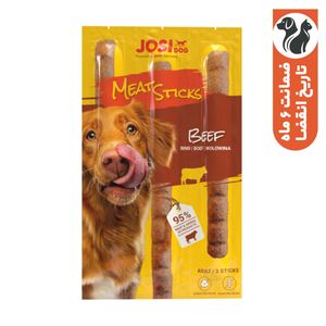 تشویقی سگ جوسرا مدل مدادی با طعم گوشت گاو josidog meat sticks with beef بسته 3 عددی