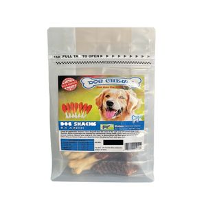 تشویقی سگ داگ چوز مدل chicken leg snacks وزن 120 گرم