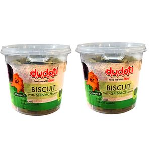 تشویقی سگ دودوتی مدل spinach وزن 350 گرم بسته 2 عددی