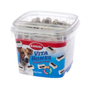 تشویقی سگ سانال مدل vita bone وزن 100 گرم