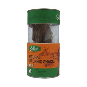 تشویقی سگ سویل پت مدل natural coturnix snack وزن 100 گرم