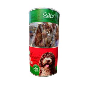 تشویقی سگ سویل پت مدل striped beef meat نواری با طعم گوشت گاو وزن 80 گرم