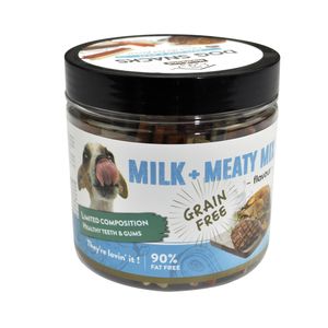 تشویقی سگ مدل شیر milk meaty digiapet وزن 200 گرم