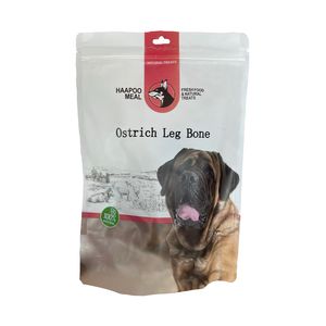 تشویقی سگ هاپومیل مدل  قلم شترمرغ کد ostrich bone وزن 200 گرم