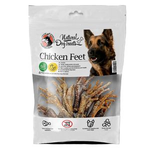 تشویقی سگ هاپومیل مدل chicken feet کد 55 وزن 200 گرم