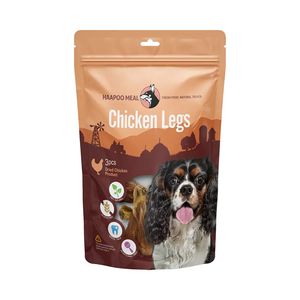 تشویقی سگ هاپومیل مدل ساق مرغ کد chicken legs وزن 150 گرم