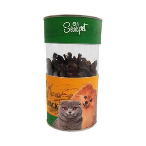 تشویقی سگ و گربه سویل پت مدل chicken heart snack وزن 80 گرم