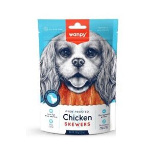 تشویقی سگ ونپی مدل chicken skewers طعم مرغ کبابی وزن 100 گرم