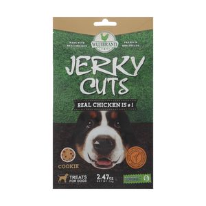 تشویقی سگ ووجی برند مدل jerky cuts کد 1524 وزن 70 گرم