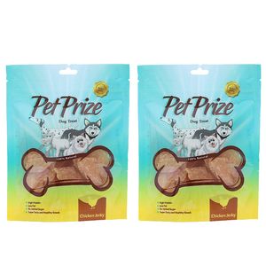 تشویقی سگ پت پرایز مدل chicken jerky وزن 50 گرم بسته 2 عددی