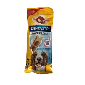 تشویقی سگ پدیگری مدل dentastix وزن 180 گرم