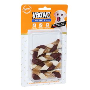 تشویقی سگ گناولرز مدل tri braid small وزن 60 گرم