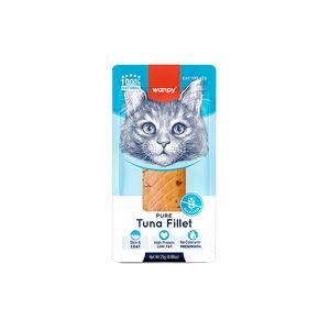 تشویقی گربه ونپی مدل tuna fillet طعم فیله ماهی تن وزن 25 گرم