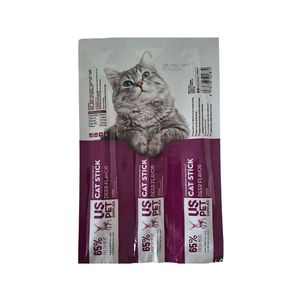 تشویقی گربه یو اس پت مدل stick deer flavor مدادی با طعم گوشت گوزن وزن 100 گرم