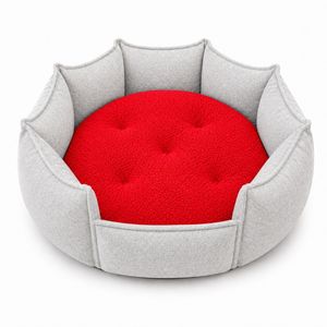 جای خواب سگ و گربه مدل لوکس دو رو تدی و شنل دلپناه