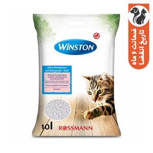 خاک بستر گربه وینستون مدل گرانولی winston 8 digia وزن 8 کیلوگرم