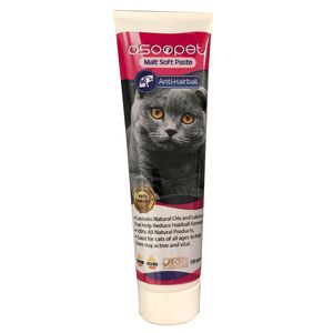 خمیر مالت گربه آسو پت مدل anti hairball وزن 120 گرم