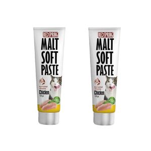 خمیر مالت گربه رداسپرینگ مدل malt soft paste chicken با طعم مرغ بسته 2 عددی
