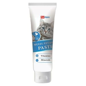 خمیر مالت گربه پتالپین مدل multi vitamin وزن 110 گرم