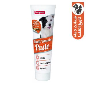 خمیر مولتی ویتامین سگ بالغ بیفار مدل beaphar multi vitamin paste وزن 100 گرم