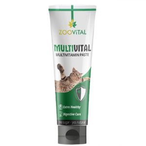 خمیر مولتی ویتامین گربه زویتال مدل multi vital وزن 100 گرم