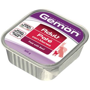 خوراک سگ جمون مدل pate adult beef 00506 با طعم بیف وزن 300 گرم