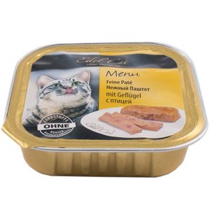 خوراک گربه ایدل کت مدل menu حاوی گوشت مرغ وزن 100 گرمی