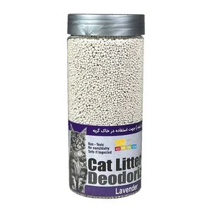 خوشبوکننده خاک گربه شهرپت مدل lavender حجم ۷۰۰ میلی‌لیتر