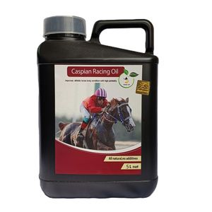 روغن خوراکی تقویت رشد عضلات اسب فست‌کوک مدل caspian racing حجم 5 لیتر